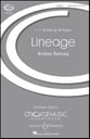 Lineage SSA choral sheet music cover